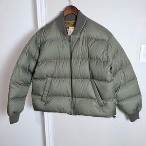 Eddie Bauer Tan Down Jacket NWT